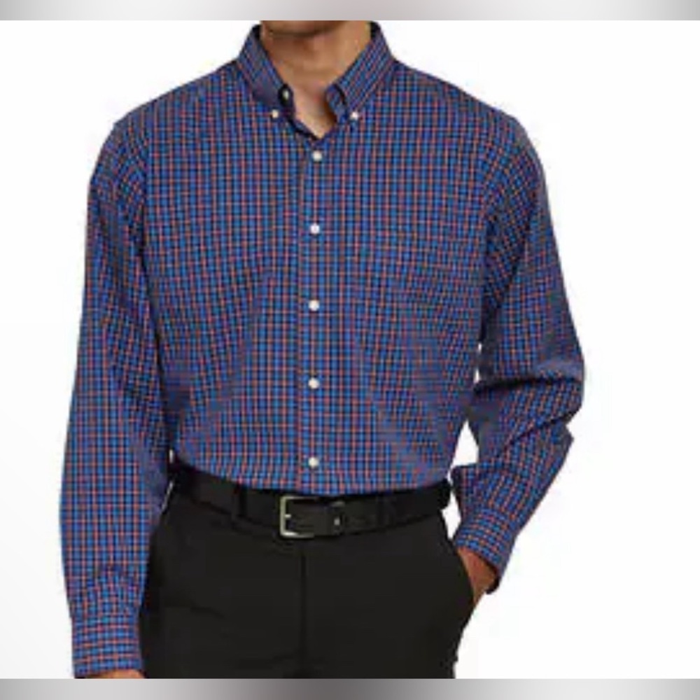 Kirkland Signature Men's Traditional Fit Dress Shirt- size- 19-34/35